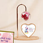 Best Mom Flower Lamp and Chocolates Combos