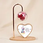 Best Mom in World Flower Lamp