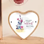 Best Mom in World Flower Lamp
