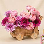 Flowers Cart with Gucci Flora Perfume
