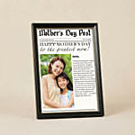 Happy Mothers Day Personalised Photo Frame
