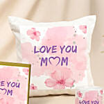 Love You Mom Gift Set with Preserve Flowers Bouquet