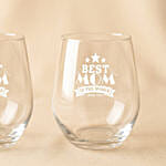 Mother s Day Engraved Glasses Set of 2