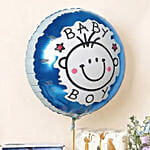 Its a Baby Boy Flowers Arrangment giftset