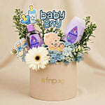 Its a Baby Boy Flowers Box