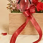 Burberry Touch Perfume and Red Roses Valentine’s Gift Basket