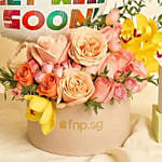 Get Well Soon Flowers & Balloon