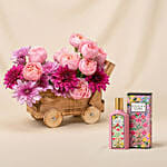 Flowers Cart with Perfume