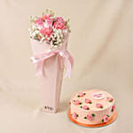 Health Combo And Rose Cake for Mom
