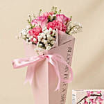 Health Combo for Mom - Bird Nest and Flowers Posy For Her