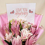 Moms Love Lily Hand Bouquet