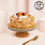 Eggless Fresh Fruit Cake