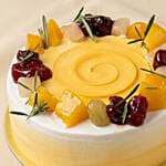 Eggless Chantilly Fruit Cake For Birthday