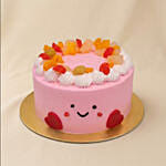 Jellycat Theme Cake with Fresh Fruits & Cream