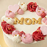 Elegant Pink Ombre Mother's Day Chocolate Fudge Cake 6 Inches