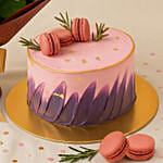 Elegant Red Rose Bouquet with Red Velvet Designer Cake