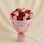 Mothers Love Rose Hand Bouquet