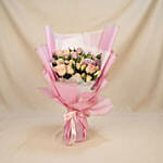 Purple and Pink Spray Rose Bunch