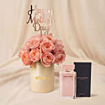 Mothers Day Baby Roses Hat Box with Perfume
