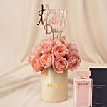 Mothers Day Baby Roses Hat Box with Perfume