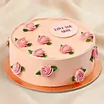 Mother’s Day Chocolate Fudge Rose Cake 6 Inches