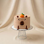 Capybara Red Velvet Cake