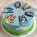Happy Bluey Birthday Cake