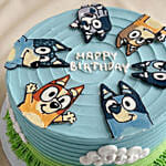 Happy Bluey Birthday Cake