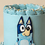 Chocolate Fudge Bluey Theme Cake 1kg