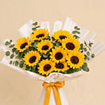 Beautiful Sunflower Hand Bouquet