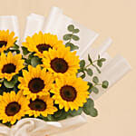 Beautiful Sunflower Hand Bouquet