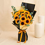 Charismatic Sunflowers Beautifully Bouquet