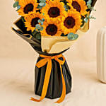 Charismatic Sunflowers Beautifully Bouquet