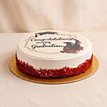 Graduation Red Velvet Cake