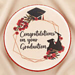 Graduation Red Velvet Cake