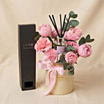 Mixed Flowers with Diffuser in Premium Box