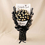 Personalised Graduation Rochers Bouquet