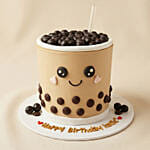 Kawaii Bubble Tea Cup Chocolate Cake