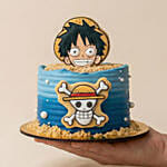 One Piece Straw Hat Pirate Chocolate Cake