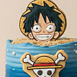 One Piece Straw Hat Pirate Chocolate Cake