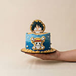 One Piece Straw Hat Pirate Chocolate Cake