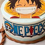 Strawhat Luffy Chocolate Birthday Cake