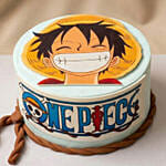 Strawhat Luffy Chocolate Birthday Cake