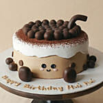 Kawaii Bubble Tea Chocolate Cake