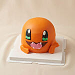 Sculpted Charmander Red Velvet Cake
