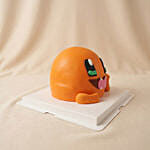 Sculpted Charmander Red Velvet Cake