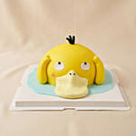 Puzzled Psyduck Vanilla Surprise Cake