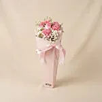 Gentle Love carnations and Roses Posy for Her