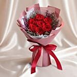 Forever Yours Preserved Rose 2 in 1 bouquet with built-in vase