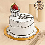 Comical Treat Birthday Special Chocolate Cake